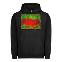 Pigment Black christmas lights background Urban Hoodie - AdoDesignShop