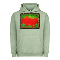 Pigment Oil Green christmas lights background Urban Hoodie - AdoDesignShop