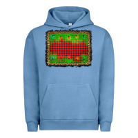 Pigment Pebble Blue christmas lights background Urban Hoodie - AdoDesignShop