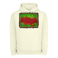 Pigment Pistachio christmas lights background Urban Hoodie - AdoDesignShop