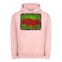 Pigment Salmon christmas lights background Urban Hoodie - AdoDesignShop