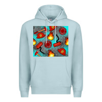 Blue Mist firefighter equipment Premium Hoodie - Artiststas