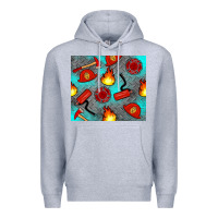 Heather Grey firefighter equipment Premium Hoodie - Artiststas
