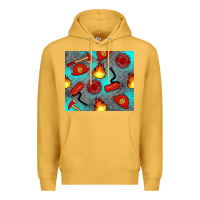 Mustard firefighter equipment Premium Hoodie - Artiststas