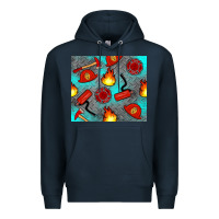 Navy firefighter equipment Premium Hoodie - Artiststas