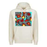 Oatmeal Heather firefighter equipment Premium Hoodie - Artiststas