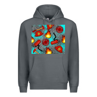 Rock firefighter equipment Premium Hoodie - Artiststas