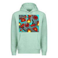 Seafoam firefighter equipment Premium Hoodie - Artiststas