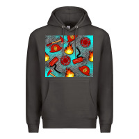 Smoke firefighter equipment Premium Hoodie - Artiststas