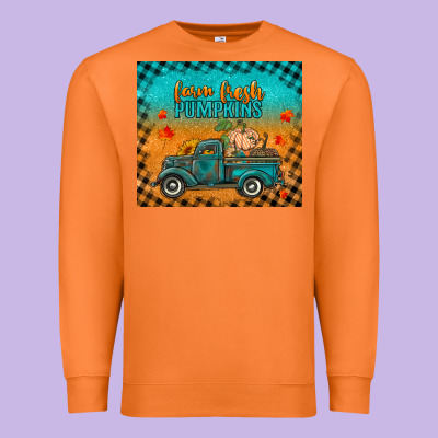 Farm Fresh Pumpkins Tumbler Premium Sweatshirt Designed By Ranaportraitstore