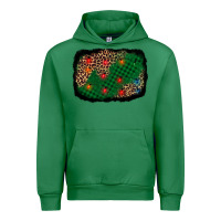 Emerald green buffalo plaid christmas background Urban Hoodie - AdoDesignShop