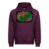 Mauve Wine green buffalo plaid christmas background Urban Hoodie - AdoDesignShop