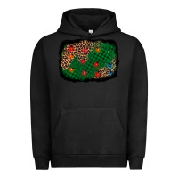 Pigment Black green buffalo plaid christmas background Urban Hoodie - AdoDesignShop