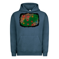 Pigment Midnight Navy green buffalo plaid christmas background Urban Hoodie - AdoDesignShop