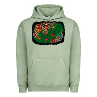Pigment Oil Green green buffalo plaid christmas background Urban Hoodie - AdoDesignShop