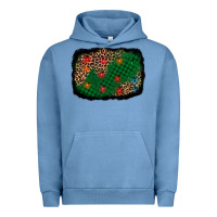 Pigment Pebble Blue green buffalo plaid christmas background Urban Hoodie - AdoDesignShop