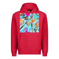 Cardinal find art class seamless pattern Premium Hoodie - BundleAndBundleShop