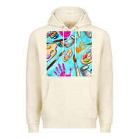 Sandshell find art class seamless pattern Premium Hoodie - BundleAndBundleShop