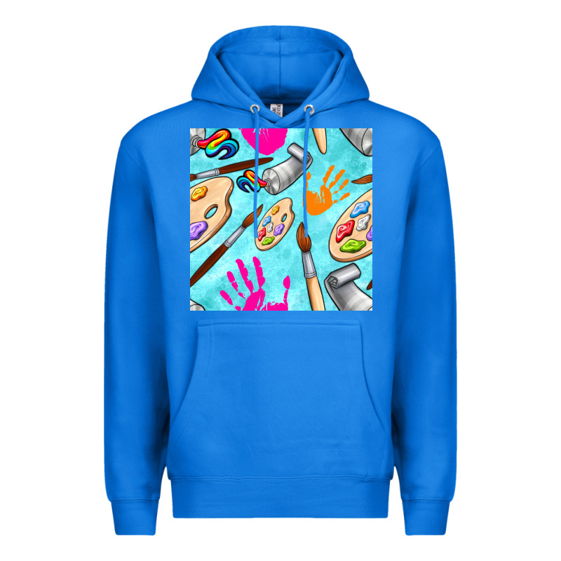 Find Art Class Seamless Pattern Premium Hoodie by BundleAndBundleShop | Teevron