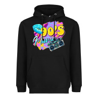 Black 90's mama Heavyweight Hoodie - Zillion Design Studio