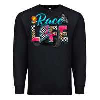 Black race life Premium Sweatshirt - Zillion Design Studio