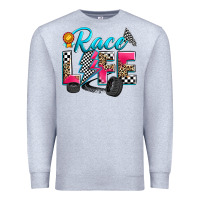 Heather Grey race life Premium Sweatshirt - Zillion Design Studio