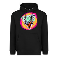 Black 80's mom Heavyweight Hoodie - Zillion Design Studio