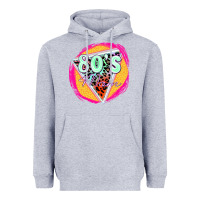 Heather Grey 80's mom Heavyweight Hoodie - Zillion Design Studio