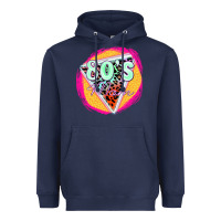 Navy 80's mom Heavyweight Hoodie - Zillion Design Studio