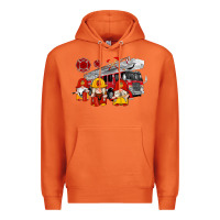 Carrot fire truck gnomes Premium Hoodie - Artiststas