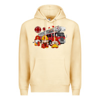 Pina Colada fire truck gnomes Premium Hoodie - Artiststas