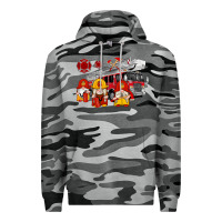 Slate Camo fire truck gnomes Premium Hoodie - Artiststas
