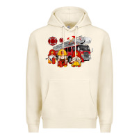 Tofu fire truck gnomes Premium Hoodie - Artiststas