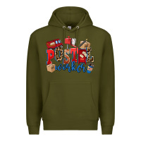 Army Green postal worker Premium Hoodie - AdoDesignShop