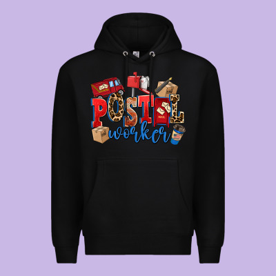 Postal Worker Premium Hoodie Designed By Adodesignshop