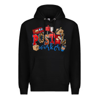 Black postal worker Premium Hoodie - AdoDesignShop