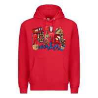 Red postal worker Premium Hoodie - AdoDesignShop