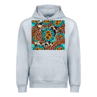 Heather Grey gemstone sunflower Urban Hoodie - AdoDesignShop