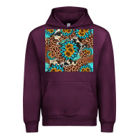 Mauve Wine gemstone sunflower Urban Hoodie - AdoDesignShop