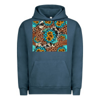 Pigment Midnight Navy gemstone sunflower Urban Hoodie - AdoDesignShop