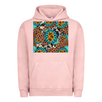 Pigment Salmon gemstone sunflower Urban Hoodie - AdoDesignShop