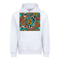 White gemstone sunflower Urban Hoodie - AdoDesignShop
