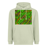 Matcha Distressed Shamrock And Leopard Heavyweight Hoodie - RanaPortraitStore