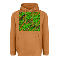 Meerkat Distressed Shamrock And Leopard Heavyweight Hoodie - RanaPortraitStore