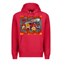 Cardinal fire truck gnomes Premium Hoodie - Artiststas