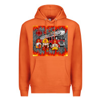 Carrot fire truck gnomes Premium Hoodie - Artiststas