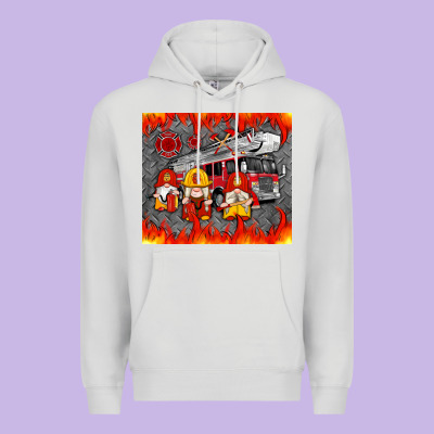 Fire Truck Gnomes Premium Hoodie Designed By Artiststas
