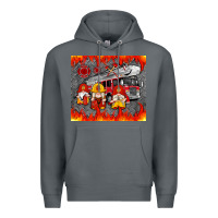 Rock fire truck gnomes Premium Hoodie - Artiststas