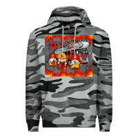 Slate Camo fire truck gnomes Premium Hoodie - Artiststas