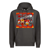 Smoke fire truck gnomes Premium Hoodie - Artiststas